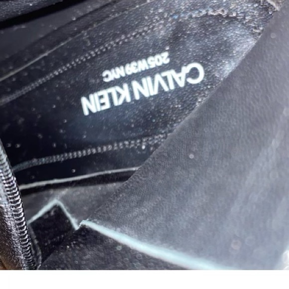 Calvin Klein 205w39nyc Black Rosella Cap Toe Boots - Picture 8 of 8